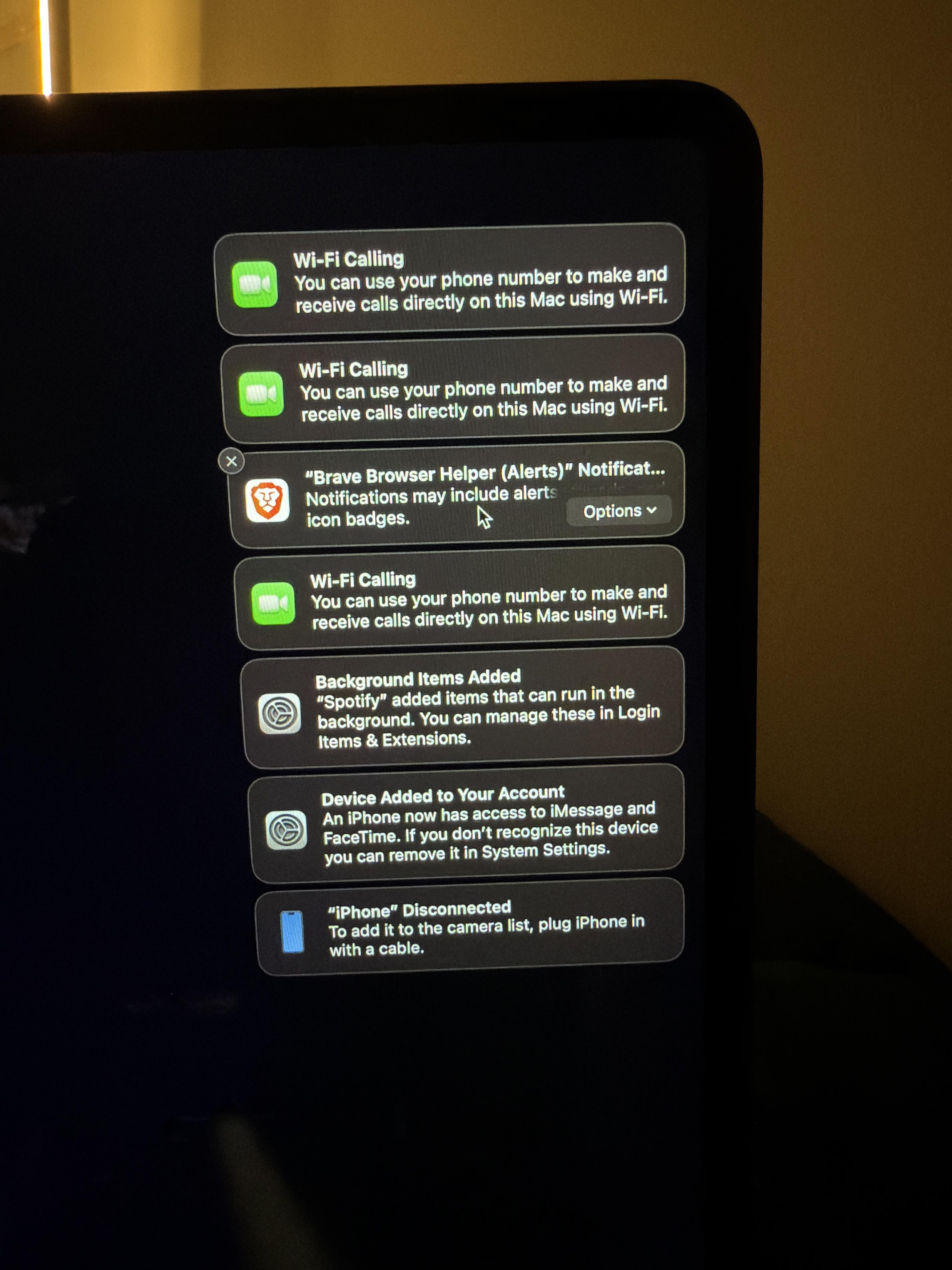 r/MacOS - How do I get rid of these annoying notifications every time I open my Mac and unlock it. How do I keep it from popping up every time it’s getting annoying having to clear them every single time and day. 
